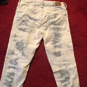 American eagle patterned skinny jeans